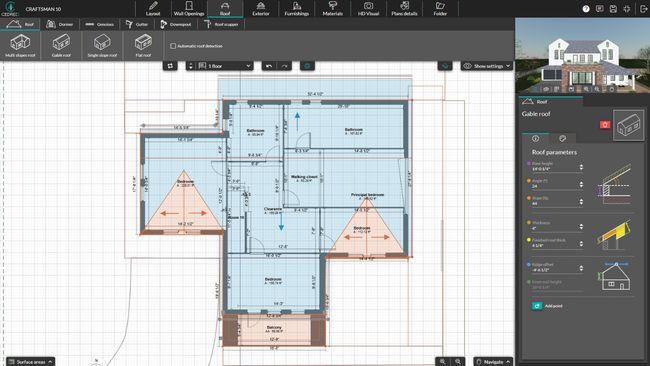 UI Cedreo - Roof Step