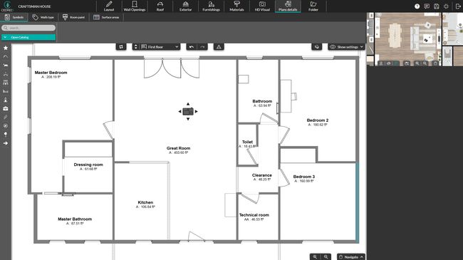 UI Cedreo - Add symbols from plans details step 01
