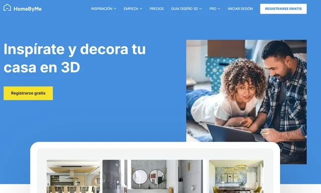 home page homebyme